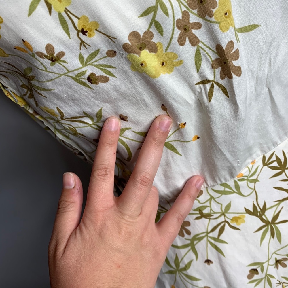 RARE 50s vintage marigold dress - Picture 5 of 11